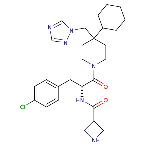 Chemical structure of BindingDB Monomer ID 50136368