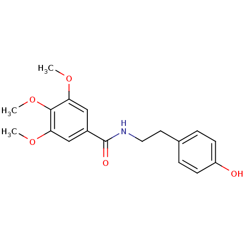 Chemical structure of BindingDB Monomer ID 50136836