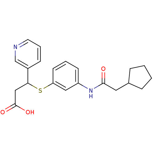 Chemical structure of BindingDB Monomer ID 50139225