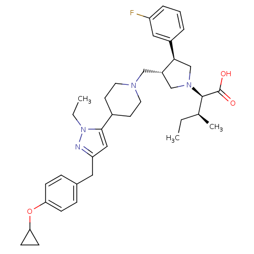 Chemical structure of BindingDB Monomer ID 50141912