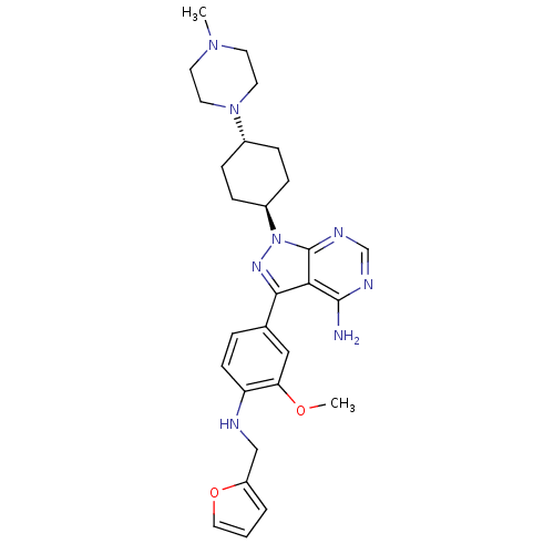 Chemical structure of BindingDB Monomer ID 50145572
