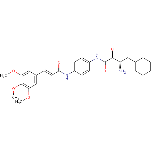 Chemical structure of BindingDB Monomer ID 50147344
