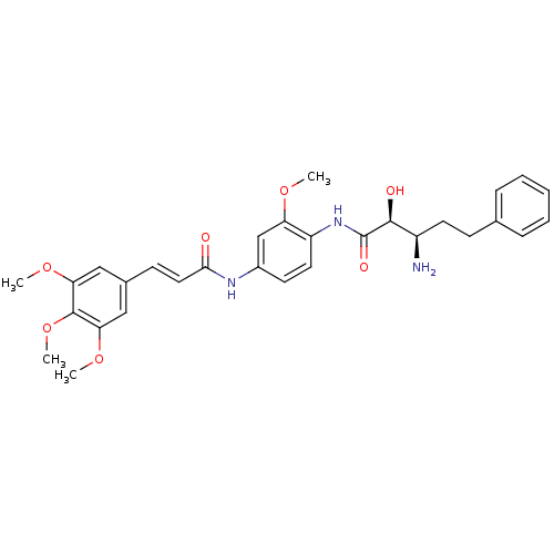 Chemical structure of BindingDB Monomer ID 50147351