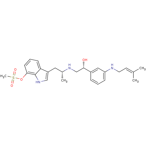 Chemical structure of BindingDB Monomer ID 50160821