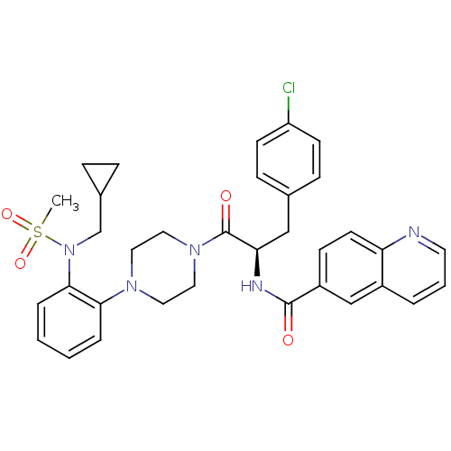 Chemical structure of BindingDB Monomer ID 50162718