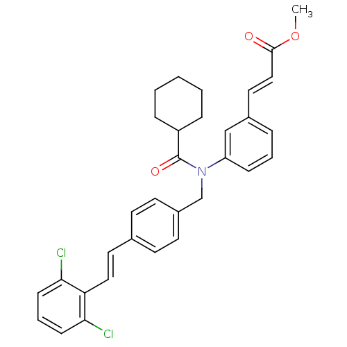 Chemical structure of BindingDB Monomer ID 50167159