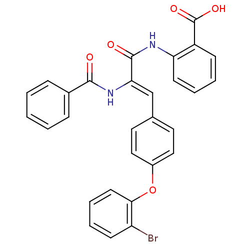 Chemical structure of BindingDB Monomer ID 50167635
