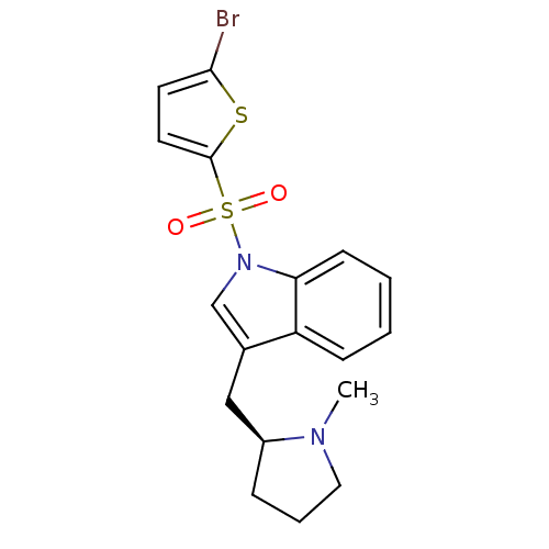 Chemical structure of BindingDB Monomer ID 50172261