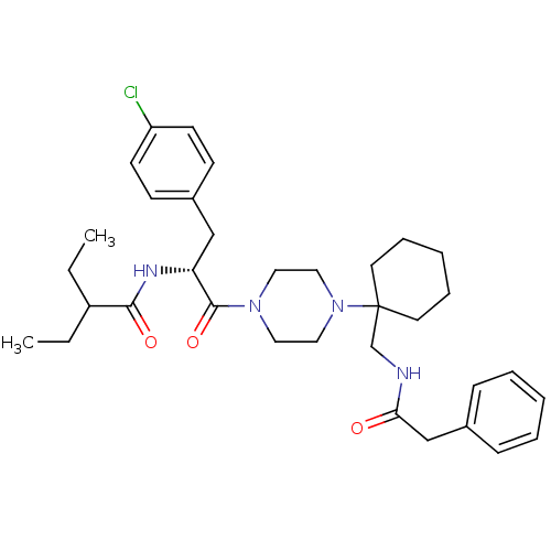 Chemical structure of BindingDB Monomer ID 50174260