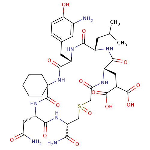 Chemical structure of BindingDB Monomer ID 50183421