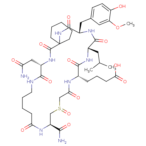 Chemical structure of BindingDB Monomer ID 50183424