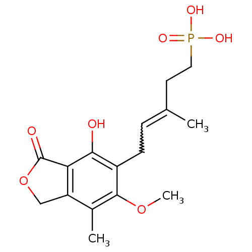 Chemical structure of BindingDB Monomer ID 50185596