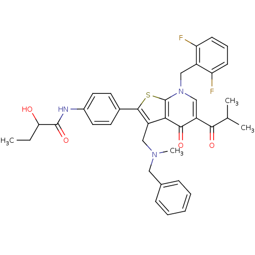 Chemical structure of BindingDB Monomer ID 50189701