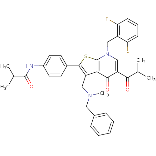 Chemical structure of BindingDB Monomer ID 50189727