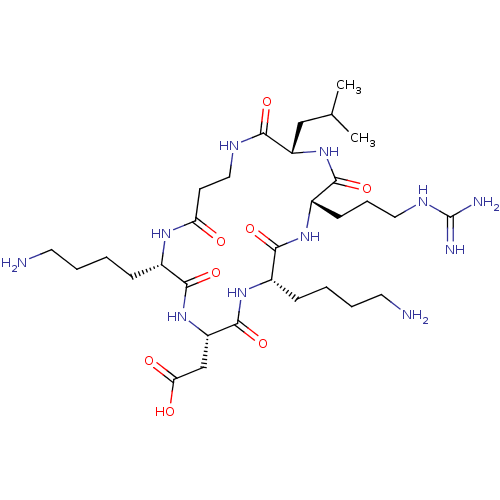 Chemical structure of BindingDB Monomer ID 50190507