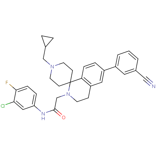 Chemical structure of BindingDB Monomer ID 50190857