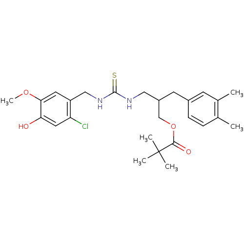 Chemical structure of BindingDB Monomer ID 50196357