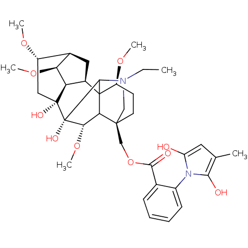 Chemical structure of BindingDB Monomer ID 50198443