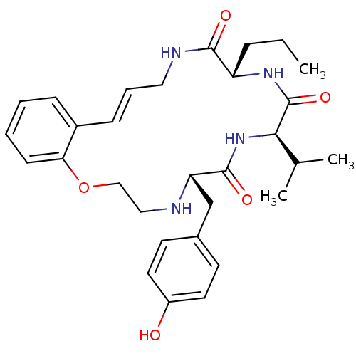 Chemical structure of BindingDB Monomer ID 50199381