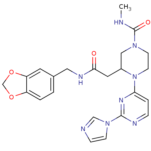 Chemical structure of BindingDB Monomer ID 50205924