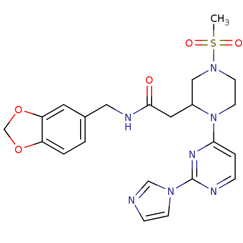 Chemical structure of BindingDB Monomer ID 50205968