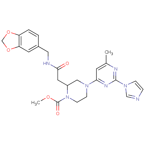 Chemical structure of BindingDB Monomer ID 50205981