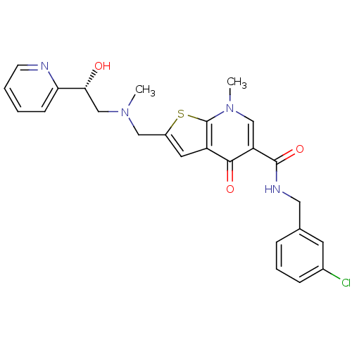 Chemical structure of BindingDB Monomer ID 50210609