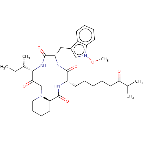 Chemical structure of BindingDB Monomer ID 50218873