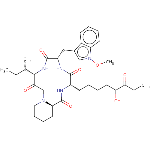 Chemical structure of BindingDB Monomer ID 50218874
