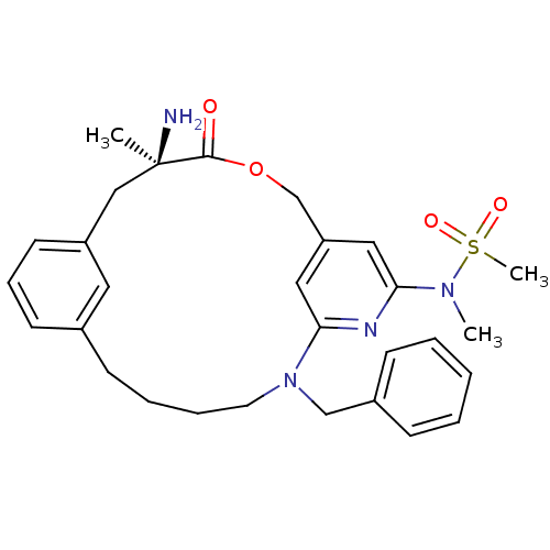 Chemical structure of BindingDB Monomer ID 50221539