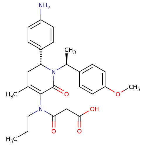 Chemical structure of BindingDB Monomer ID 50222356
