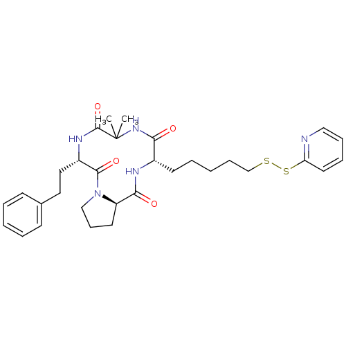 Chemical structure of BindingDB Monomer ID 50222738