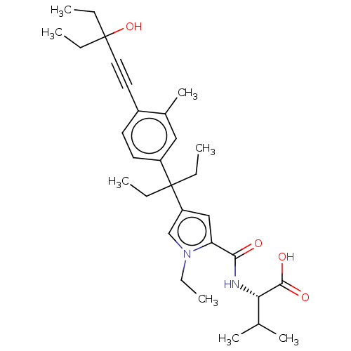 Chemical structure of BindingDB Monomer ID 50233349
