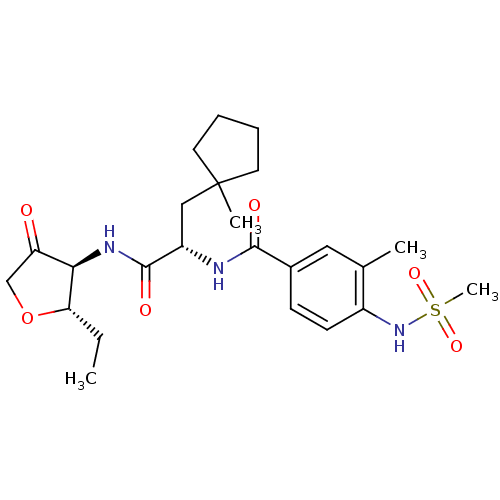 Chemical structure of BindingDB Monomer ID 50255297