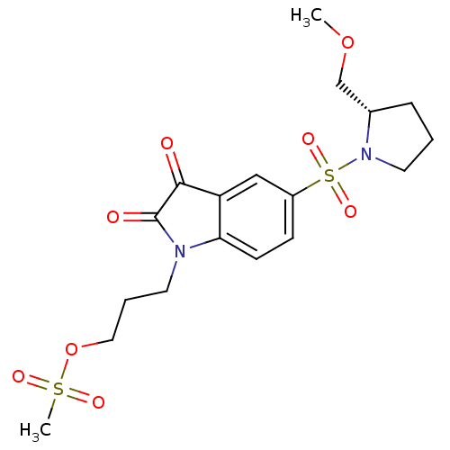 Chemical structure of BindingDB Monomer ID 50257296