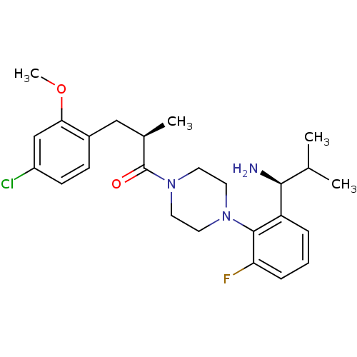 Chemical structure of BindingDB Monomer ID 50261223