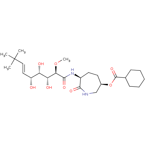 Chemical structure of BindingDB Monomer ID 50267193