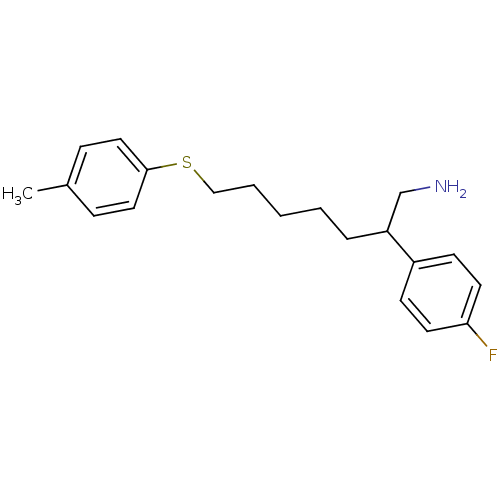 Chemical structure of BindingDB Monomer ID 50281625