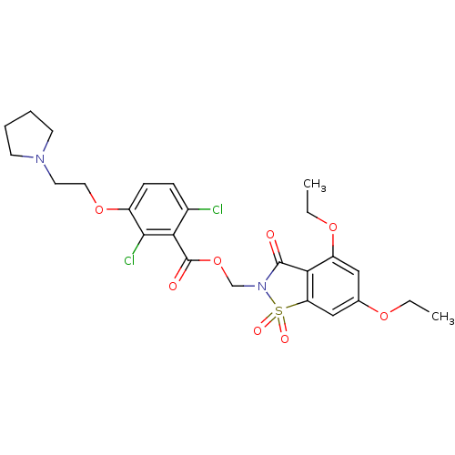 Chemical structure of BindingDB Monomer ID 50285287