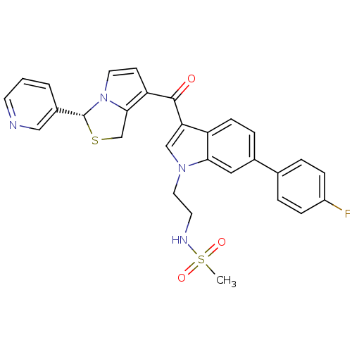 Chemical structure of BindingDB Monomer ID 50286043