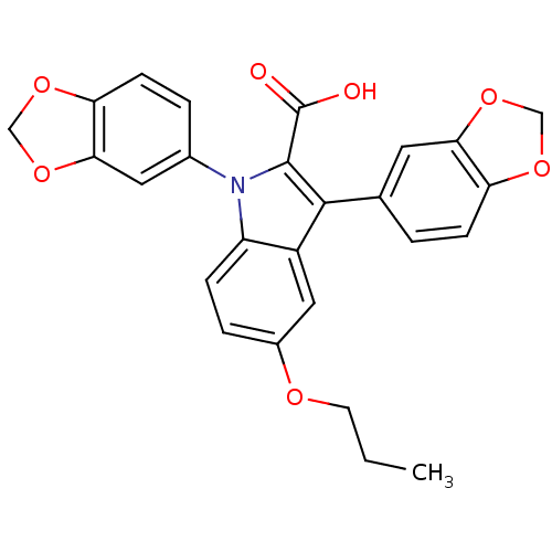 Chemical structure of BindingDB Monomer ID 50289239