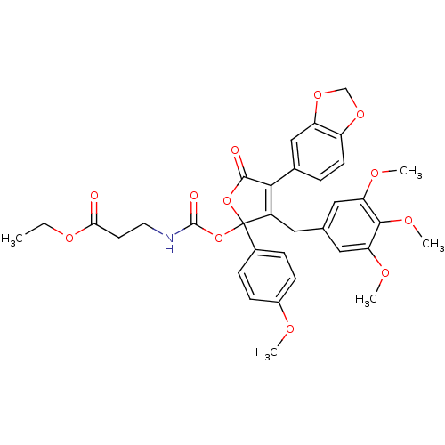 Chemical structure of BindingDB Monomer ID 50290983