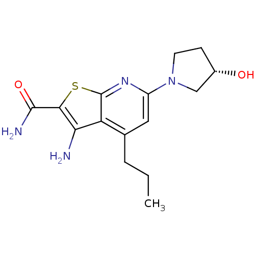 Chemical structure of BindingDB Monomer ID 50302173
