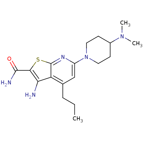 Chemical structure of BindingDB Monomer ID 50302181