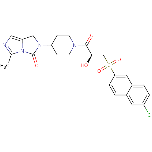 Chemical structure of BindingDB Monomer ID 50304619