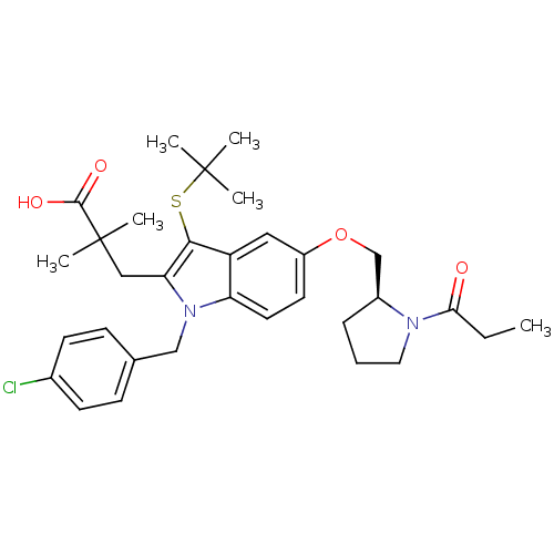 Chemical structure of BindingDB Monomer ID 50304882