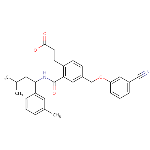 Chemical structure of BindingDB Monomer ID 50307444