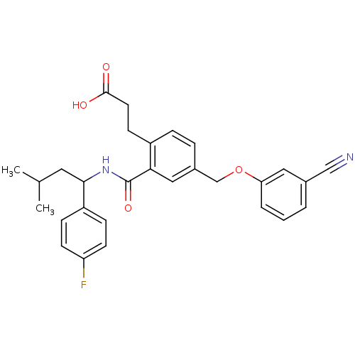 Chemical structure of BindingDB Monomer ID 50307446