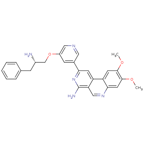 Chemical structure of BindingDB Monomer ID 50316349