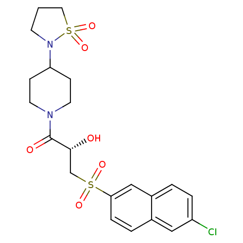 Chemical structure of BindingDB Monomer ID 50317100